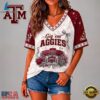 Texas A&M Aggies NCAA Floral Stadium Bow V Neck 3D T Shirt, NCAA V Neck Fan Shirt 3 Texas A&M Aggies NCAA Floral Stadium Bow V Neck 3D T Shirt, NCAA V Neck Fan Shirt Texas A M Aggies Ncaa Floral Stadium Bow V Neck 3D T Shirt