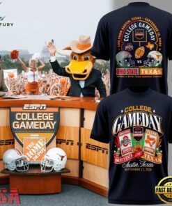 Texas Longhorn College GameDay 2026 T Shirt, Viral 3D Graphic Tee Texas Longhorn College Gameday 2026 T Shirt