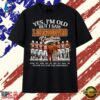 Texas Longhorns Football Greatness Legends Signatures Vintage T Shirt, Trendy 2D Print Shirt Texas Longhorns Football Greatness Legends Signatures Vintage T Shirt
