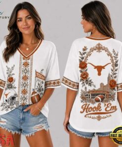 Texas Longhorns NCAA Collegiate Pride Collection V Neck T Shirt, NCAA V Neck Fan Shirt Texas Longhorns Ncaa Collegiate Pride Collection V Neck T Shirt