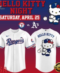 Texas Rangers x Hello Kitty Night 2026 Limited Edition Baseball Jersey, Hot Baseball Jersey Texas Rangers X Hello Kitty Night 2026 Limited Edition Baseball Jersey