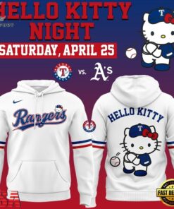 Texas Rangers x Hello Kitty Night 2026 Limited Edition Hoodie, Viral 3D Graphic Tee Texas Rangers X Hello Kitty Night 2026 Limited Edition Hoodie