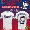Texas Rangers x Hello Kitty Night 2026 Limited Edition T Shirt, Viral 3D Graphic Tee Texas Rangers X Hello Kitty Night 2026 Limited Edition T Shirt