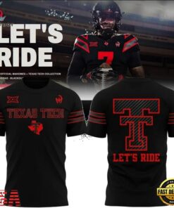 Texas Tech Red Raiders Football Let's Ride 2026 Limited Edition T Shirt, Viral 3D Graphic Tee Texas Tech Red Raiders Football Let S Ride 2026 Limited Edition T Shirt