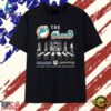 The Dolphins USA 250 Abbey Road Super Bowl Champions Signatures T Shirt, Trendy 2D Print Shirt The Dolphins Usa 250 Abbey Road Super Bowl Champions Signatures T Shirt