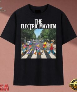 The Electric Mayhem Muppets Abbey Road Abbey Road Crossing Vintage T Shirt, Music 2D Graphic Tee The Electric Mayhem Muppets Abbey Road Abbey Road Crossing Vintage T Shirt