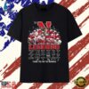 The Huskers Legends Signatures Thank You For The Memories T Shirt, Trendy 2D Print Shirt The Huskers Legends Signatures Thank You For The Memories T Shirt