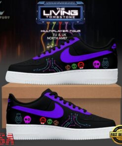 The Living Tombstone Multiplayer Tour 2026 Air Force Shoes Sneaker, Music Lover AF1 Shoes The Living Tombstone Multiplayer Tour 2026 Air Force Shoes Sneaker