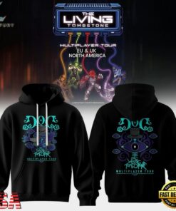 The Living Tombstone Multiplayer Tour 2026 Doc Hoodie, Trending Music 3D Tee The Living Tombstone Multiplayer Tour 2026 Doc Hoodie