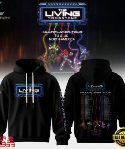 The Living Tombstone Multiplayer Tour 2026 New Design Hoodie, Trending Music 3D Tee The Living Tombstone Multiplayer Tour 2026 New Design Hoodie