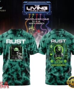 The Living Tombstone Multiplayer Tour 2026 Rust T Shirt, Trending Music 3D Tee The Living Tombstone Multiplayer Tour 2026 Rust T Shirt