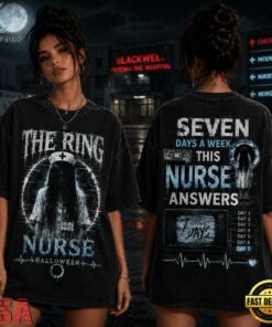 The Ring Nurse Seven Days Halloween 3D Shirt, Trending Music 3D Tee The Ring Nurse Seven Days Halloween 3D Shirt