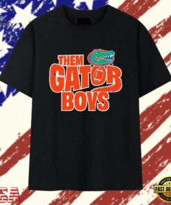 Them Gator Boys Florida Gators Football Distressed T Shirt, Trendy 2D Print Shirt Them Gator Boys Florida Gators Football Distressed T Shirt