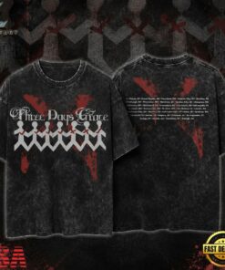 Three Days Grace Alienation 2026 North America Tour T Shirt, Trending Music 3D Tee Three Days Grace Alienation 2026 North America Tour T Shirt
