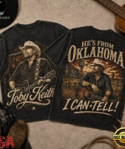 Toby Keith Vintage Cowboy Portrait Distressed 3D Shirt, Trending Music 3D Tee Toby Keith Vintage Cowboy Portrait Distressed 3D Shirt