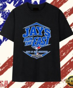 Toronto Blue Jays Run the East 2026 AL East Champions Postseason T Shirt, Trendy 2D Print Shirt Toronto Blue Jays Run The East 2026 AL East Champions Postseason T Shirt
