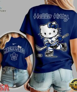 Toronto Maple Leafs NHL x Hello Kitty Unisex 3D Shirt, NHL Hockey 3D Shirt Toronto Maple Leafs Nhl X Hello Kitty Unisex 3D Shirt