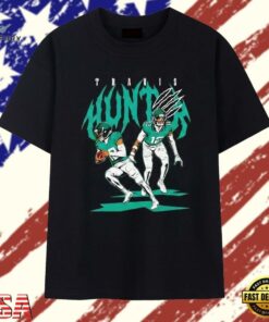 Travis Hunter Jacksonville Jaguars Hunter Two Way T Shirt, Trendy 2D Print Shirt Travis Hunter Jacksonville Jaguars Hunter Two Way T Shirt
