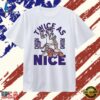 Twice as Nice LSU Tigers 2025 2026 Mascot T Shirt, Trendy 2D Print Shirt Twice AS Nice Lsu Tigers 2025 2026 Mascot T Shirt