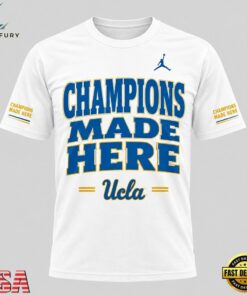 UCLA Bruins Champions Made Here Airplane Mode T Shirt, Viral 3D Graphic Tee Ucla Bruins Champions Made Here Airplane Mode T Shirt