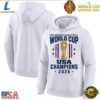 USA Champions 2026 Trophy Design FIBA Womens Basketball World Cup Hoodie, Trendy 2D Print Shirt Usa Champions 2026 Trophy Design Fiba Womens Basketball World Cup Hoodie