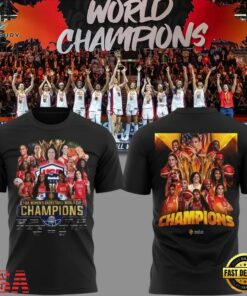 USA FIBA Women's Basketball World Cup Champion 2026 T Shirt, Viral 3D Graphic Tee Usa Fiba Women S Basketball World Cup Champion 2026 T Shirt
