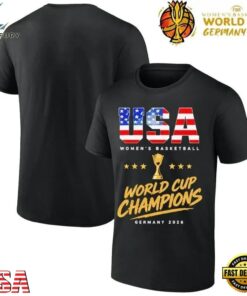 USA Team Champion FIBA Women’s Basketball World Cup Finals 2026 Black T Shirt, Trendy 2D Print Shirt Usa Team Champion Fiba Women S Basketball World Cup Finals 2026 Black T Shirt