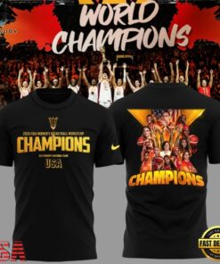 USA Women’s Basketball 2026 FIBA World Cup Champions Limited Edition T Shirt, Viral 3D Graphic Tee Usa Women S Basketball 2026 Fiba World Cup Champions Limited Edition T Shirt