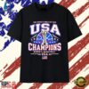 USA Women’s Basketball FIBA World Cup 2026 Champions T Shirt, Trendy 2D Print Shirt Usa Women S Basketball Fiba World Cup 2026 Champions T Shirt