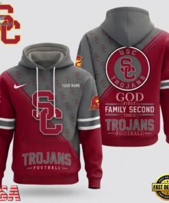 Usc Trojans 2026 NCAA Personalized Faith Family Football Hoodie, NCAA 3D Graphic Tee Usc Trojans 2026 Ncaa Personalized Faith Family Football Hoodie