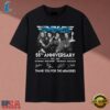 Van Halen 55th Anniversary 1972 2027 Band Signatures T Shirt, Music 2D Graphic Tee Van Halen 55th Anniversary 1972 2027 Band Signatures T Shirt