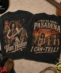 Van Halen Retro Tour Photo Distressed 3D Shirt, Trending Music 3D Tee Van Halen Retro Tour Photo Distressed 3D Shirt