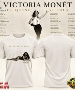 Victoria Monet Frequency Of Love Tour 2026 Graphic New Design 3D Shirt, Trending Music 3D Tee Victoria Monet Frequency OF Love Tour 2026 Graphic New Design 3D Shirt