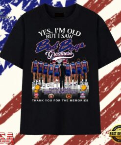 Vintage Detroit Bad Boys Greatness Back To Back NBA Champions T Shirt, Trendy 2D Print Shirt Vintage Detroit Bad Boys Greatness Back TO Back Nba Champions T Shirt
