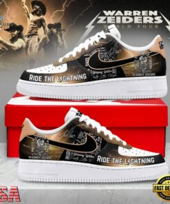 Warren Zeiders Ride The Lightning Country Rock Graphic Air Force 1 Shoes, Music Lover AF1 Shoes Warren Zeiders Ride The Lightning Country Rock Graphic Air Force 1 Shoes