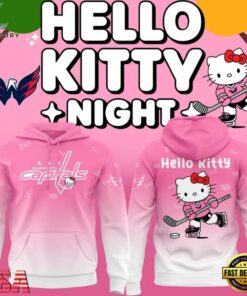 Washington Capitals x Hello Kitty 2026 Limited edition Hoodie, Viral 3D Graphic Tee Washington Capitals X Hello Kitty 2026 Limited Edition Hoodie