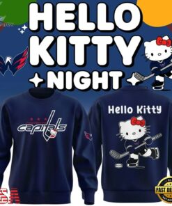 Washington Capitals x Hello Kitty 2026 Limited edition Sweatshirt, Viral 3D Graphic Tee Washington Capitals X Hello Kitty 2026 Limited Edition Sweatshirt