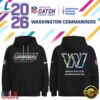 Washington Commanders NFL Crucial Catch 2026 Limited Edition Black Hoodie Shirt, Sports Fans 3D Shirt Washington Commanders Nfl Crucial Catch 2026 Limited Edition Black Hoodie Shirt