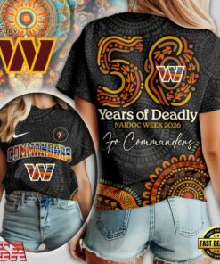 Washington Commanders NFL Naidoc Week 2026 Unisex 3D Shirt, Sports Fans 3D Shirt Washington Commanders Nfl Naidoc Week 2026 Unisex 3D Shirt