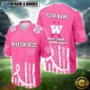 Washington Huskies NCAA Breast Cancer Awareness Month 2026 Football Jersey, Fashion Football Jersey 3 Washington Huskies NCAA Breast Cancer Awareness Month 2026 Football Jersey, Fashion Football Jersey Washington Huskies Ncaa Breast Cancer Awareness Month 2026 Football Jersey