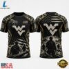 West Virginia Mountaineers x Military Appreciation T Shirt, Viral 3D Graphic Tee West Virginia Mountaineers X Military Appreciation T Shirt