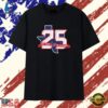 Will Anderson Jr. 51 Houston Texans 25th Season T Shirt, Trendy 2D Print Shirt Will Anderson JR 51 Houston Texans 25th Season T Shirt