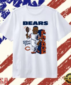 William Perry The Fridge Chicago Bears 72 T Shirt, Trendy 2D Print Shirt William Perry The Fridge Chicago Bears 72 T Shirt