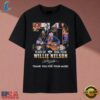 Willie Nelson 70 Years Of Music 1956 2026 Tribute Signatures T Shirt, Music 2D Graphic Tee Willie Nelson 70 Years OF Music 1956 2026 Tribute Signatures T Shirt