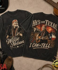 Willie Nelson Red Bandana Vintage Photo 3D Shirt, Trending Music 3D Tee Willie Nelson Red Bandana Vintage Photo 3D Shirt