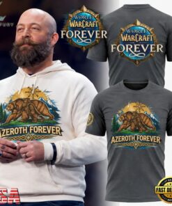 World Of Warcraft Azeroth Forever 2026 3D Shirt, Viral 3D Graphic Tee World OF Warcraft Azeroth Forever 2026 3D Shirt