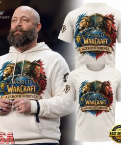 World Of Warcraft Azeroth Forever 2026 Special New White T Shirt, Viral 3D Graphic Tee World OF Warcraft Azeroth Forever 2026 Special New White T Shirt
