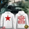 YE LIVE AT SOLDIER FIELD, 2026 Ye Live Concert Tour White Hoodie, Trending Music 3D Tee YE Live AT Soldier Field 2026 YE Live Concert Tour White Hoodie