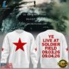 YE LIVE AT SOLDIER FIELD, 2026 Ye Live Concert Tour White Sweatshirt, Trending Music 3D Tee YE Live AT Soldier Field 2026 YE Live Concert Tour White Sweatshirt
