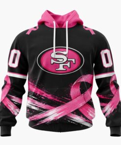 NFL San Francisco 49ers Personalized Pink Fights Breast Cancer 2026 Design Hoodie, TShirt, Sweatshirt, Sports Fans 3D Shirt Nfl San Francisco 49ers Personalized Pink Fights Breast Cancer 2026 Design Hoodie Tshirt Sweatshirt 1